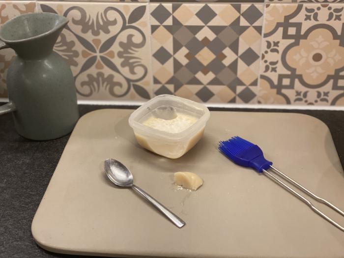 Backtrennmittel zum Einfetten des Steins