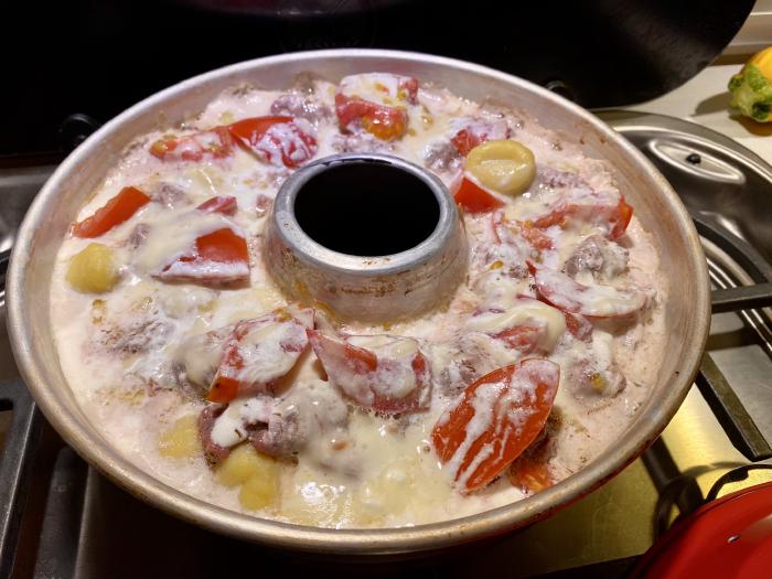 Das fertige Gericht im Omnia